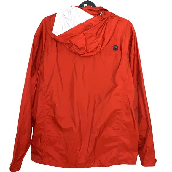 NWT Marmot PreCip Jacket Rain Waterproof Lightweight Rusted Orange Men XL - Picture 2 of 7